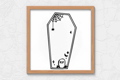 Doodle Halloween Frame SVG PNG Bundle SVG FiveStarCrafting 