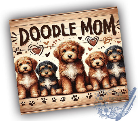 Doodle Mom, Tumbler Design, Sublimation PNG, Mom Gift, 20oz Tumbler, Mother's Day, Cute Mom, Personalized Tumbler Sublimation ToriDesigns 