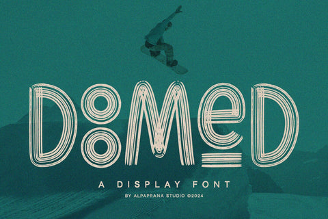 Doomed - Brush Font Font Alpaprana Studio 