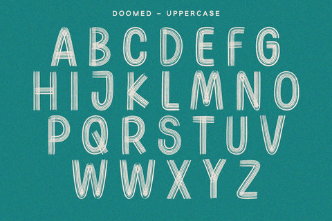 Doomed - Brush Font Font Alpaprana Studio 
