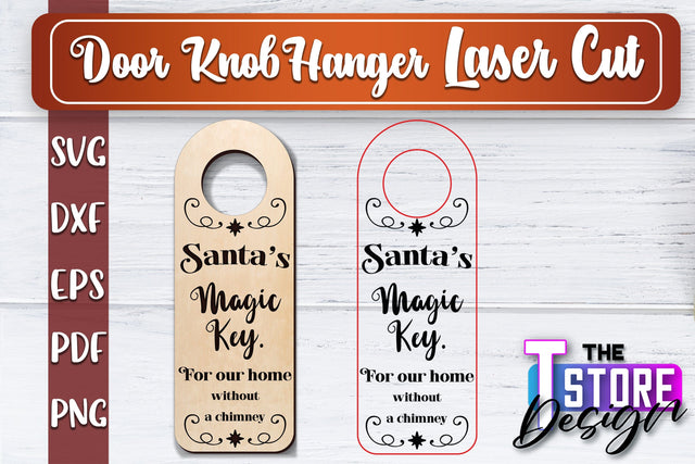 Door Knob Hanger Laser Cut | Funny Quotes SVG Design | CNC File SVG The T Store Design 