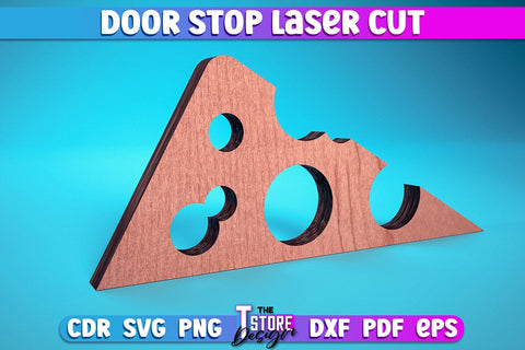 Door Stop Laser Cut | Animal Door Stop Laser Cut SVG Design | CNC Files SVG The T Store Design 