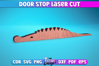 Door Stop Laser Cut | Animal Door Stop Laser Cut SVG Design | CNC Files SVG The T Store Design 