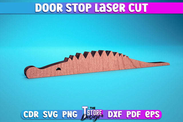 Door Stop Laser Cut | Animal Door Stop Laser Cut SVG Design | CNC Files SVG The T Store Design 