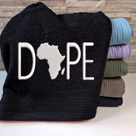 Dope Africa Embroidery Design – African Map Typography Afrocentric Pride Machine Embroidery File Embroidery/Applique DESIGNS PatternFeed8 
