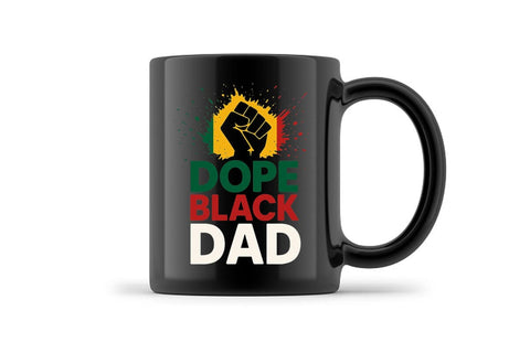 Dope Black Dad Father's Day Juneteenth PNG Printable File Sublimation Creativedesigntee 
