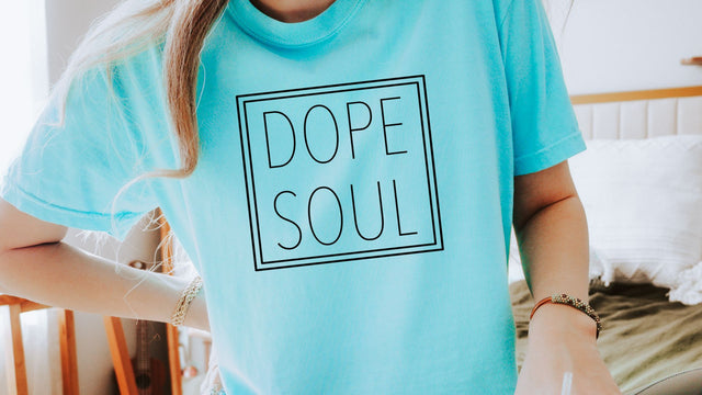 Dope Soul SVG, Trendy Boho SVG, Good Vibes Quote Cut File SVG So Fontsy VIP Design Shop 
