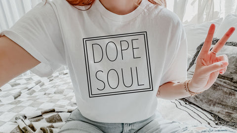 Dope Soul SVG, Trendy Boho SVG, Good Vibes Quote Cut File SVG So Fontsy VIP Design Shop 