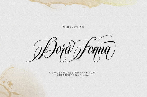 Dora Fonna Font WsStudio 
