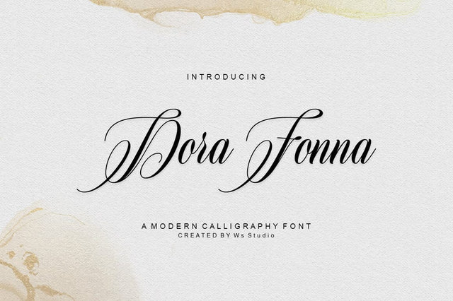 Dora Fonna Font WsStudio 