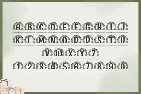 Doraluxe Split Monogram Font Font Dm Letter Studio 