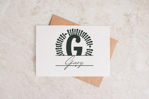 Doraluxe Split Monogram Font Font Dm Letter Studio 