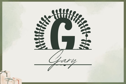 Doraluxe Split Monogram Font Font Dm Letter Studio 