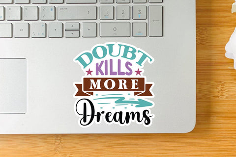 Doubt kills more dreams SVG Angelina750 