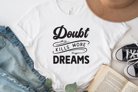 Doubt kills more dreams SVG Angelina750 