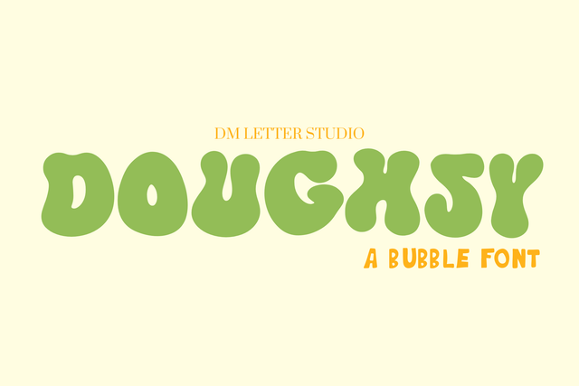 Doughsy Font Dm Letter Studio 
