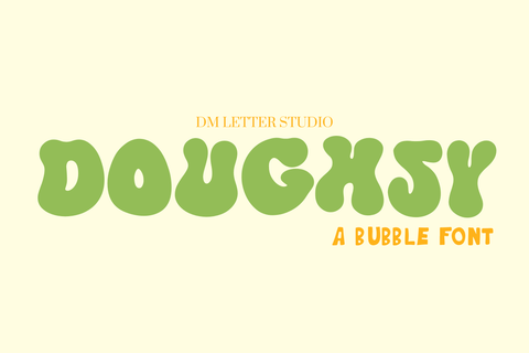 Doughsy Font Dm Letter Studio 