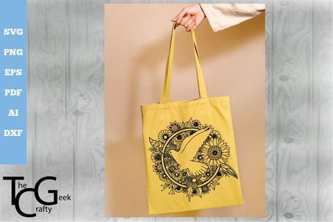 Dove Floral Zentangle SVG SVG The Crafty Geek 