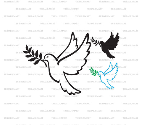 Dove of peace SVG TribaliumArtSF 