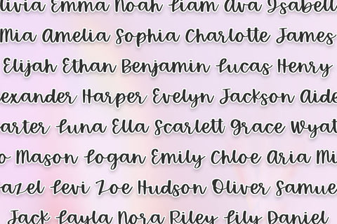 Doveheart Script Font Beck McCormick 