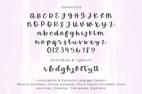 Doveheart Script Font Beck McCormick 