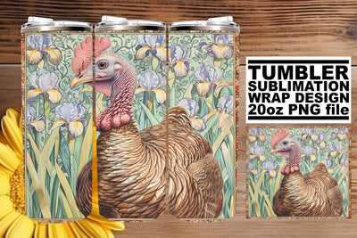 Down on the Farm Tumbler Bliss - Floral Patterns Sublimation afrosvg 