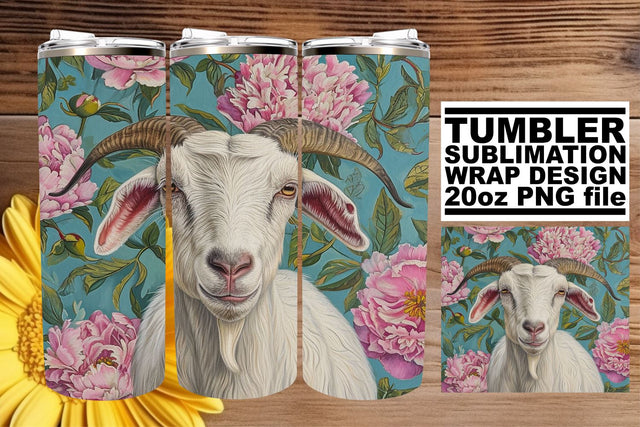 Down on the Farm Tumbler Wrap - Spring Blossoms Sublimation afrosvg 