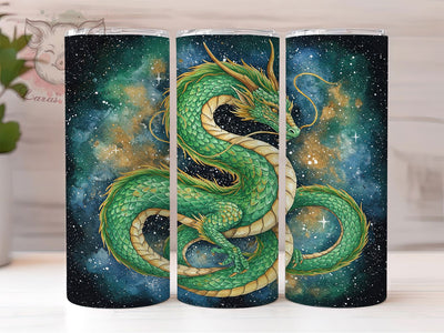 Dragon Asian Art 20oz Fantasy Tumbler, Dragon Tumbler, Asian Art Design, 20oz Sublimation Wrap, Fantasy Drinkware, Unique Tumblers, Mystical Creatures, Gift for Dragon Lovers Sublimation Lara' s Designs 