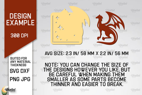 Dragon Corner Bookmark Paper Cut. Corner Bookmark SVG SVG Evgenyia Guschina 