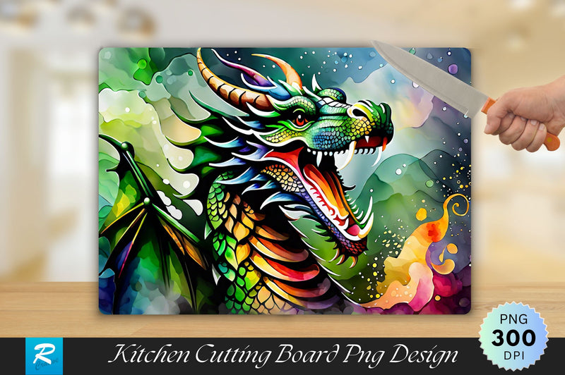 Dragon Cutting Board Sublimation Regulrcrative 