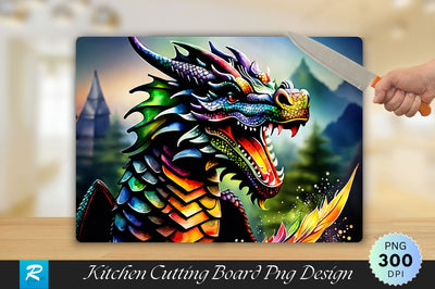 Dragon Cutting Board Sublimation Regulrcrative 