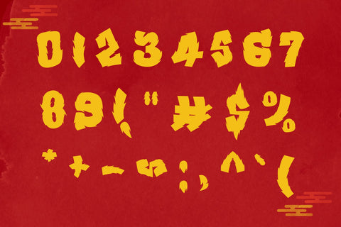 Dragon Flame - Gaming Display Font Font Mozzatype 