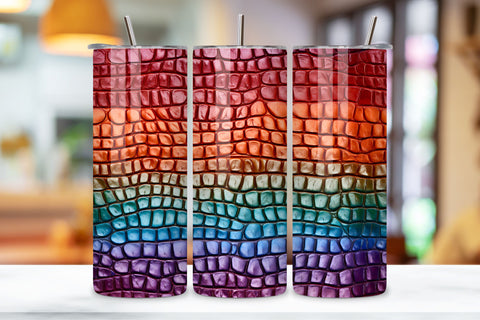 Dragon Leather Tumbler Wrap | 20 oz | Animal Print PNG, 3D Leather Tumbler Wrap, Sublimation Design, 20 oz Skinny Tumbler, Paper Leather tumbler sublimation designs download, colorful Sublimation FloridPrintables 