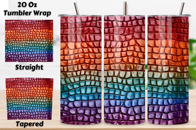 Dragon Leather Tumbler Wrap | 20 oz | Animal Print PNG, 3D Leather Tumbler Wrap, Sublimation Design, 20 oz Skinny Tumbler, Paper Leather tumbler sublimation designs download, colorful Sublimation FloridPrintables 