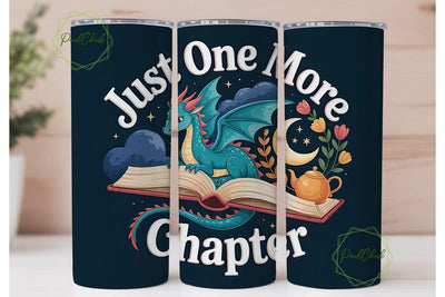 Dragon Reader 20oz Tumbler Design Sublimation PixelChick 