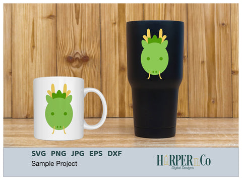 Dragon SVG PNG Cut EPS File SVG HarperNCo 