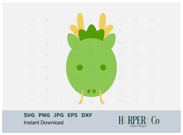 Dragon SVG PNG Cut EPS File SVG HarperNCo 