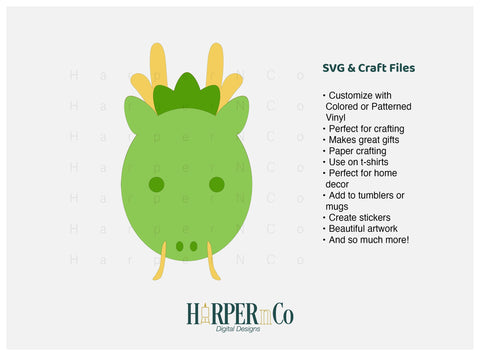 Dragon SVG PNG Cut EPS File SVG HarperNCo 