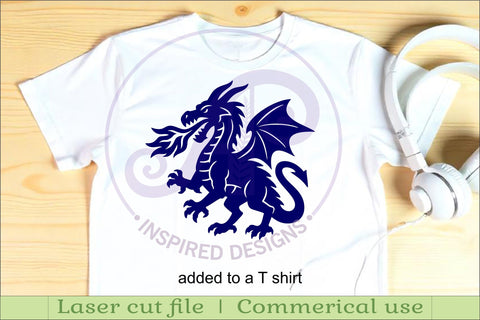 Dragon wall art sign, SVG file. vector file design 3 SVG APInspireddesigns 