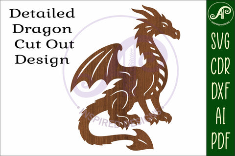 Dragon wall art sign, SVG file. vector file design 4 SVG APInspireddesigns 