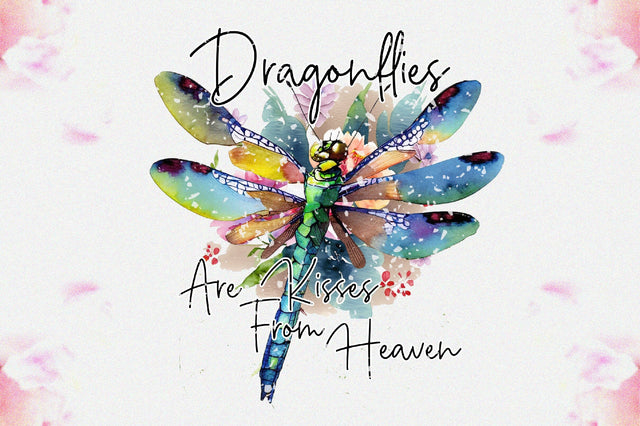 Dragonflies Are Kisses From Heaven Sublimation Sublimation Jagonath Roy 