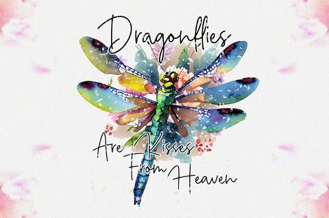 Dragonflies Are Kisses From Heaven Sublimation Sublimation Jagonath Roy 