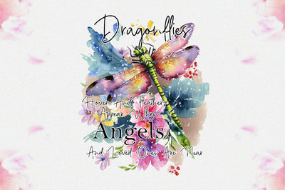 Dragonflies Hover And Feathers Appear When Angels And Loved Ones Are Near Sublimation Sublimation Jagonath Roy 