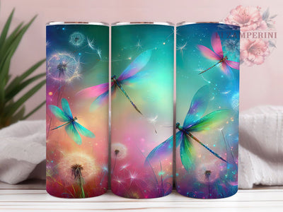 Dragonfly 20oz Nature Theme 20oz Tumbler Wrap, Dragonfly Cup Design, Sublimation Tumbler PNG, Insect Tumbler Wrap, Nature Theme Tumbler, Dragonfly Art Print Sublimation Li Zamperini 