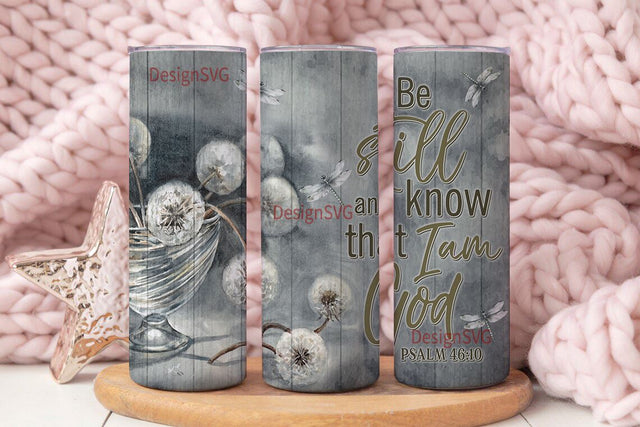 Dragonfly Dandelion 20 oz Skinny Tumbler Sublimation Design Digital Download PNG Sublimation DesignSVG 
