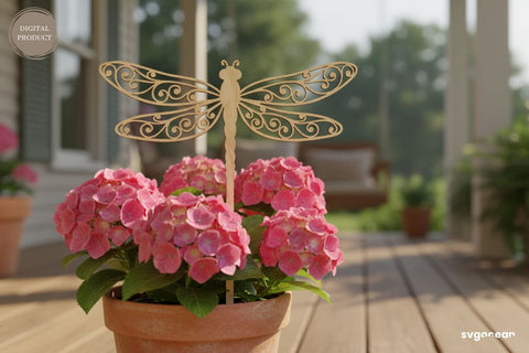 Dragonfly Garden Stakes SVG Bundle SVG SvgOcean 
