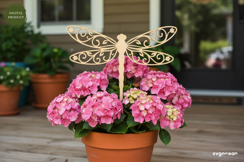 Dragonfly Garden Stakes SVG Bundle SVG SvgOcean 