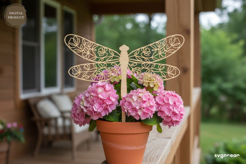 Dragonfly Garden Stakes SVG Bundle SVG SvgOcean 