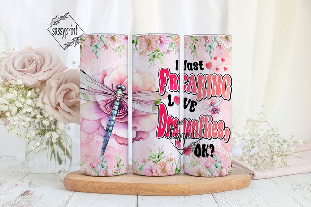 Dragonfly Gifts For Women, Girls Freaking Love Dragonflies Gift Coffee Cups Mug Birthday Christmas Valentines Lovers Sublimation sassyprint 