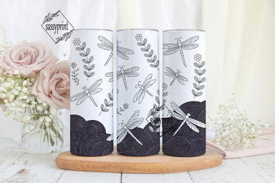 Dragonfly Nebula 20oz Tumbler Wrap Sublimation sassyprint 